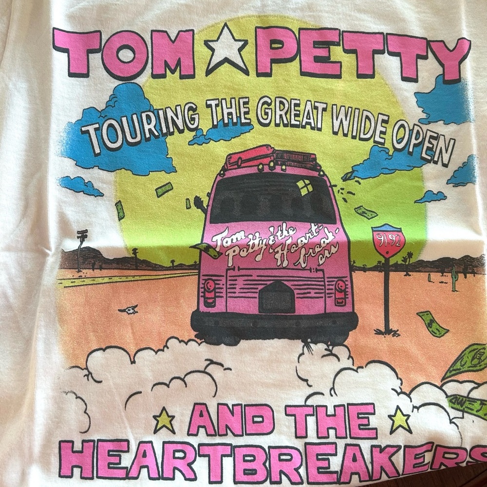 Tom Petty Graphic T-Shirt - White